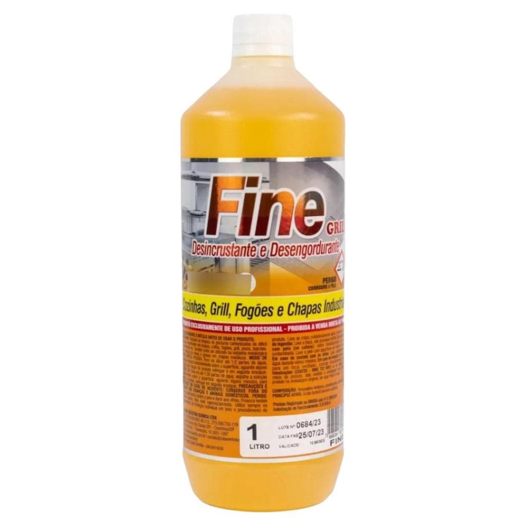 Desincrustante E Desengordurante Fine 1 litro Cleaner