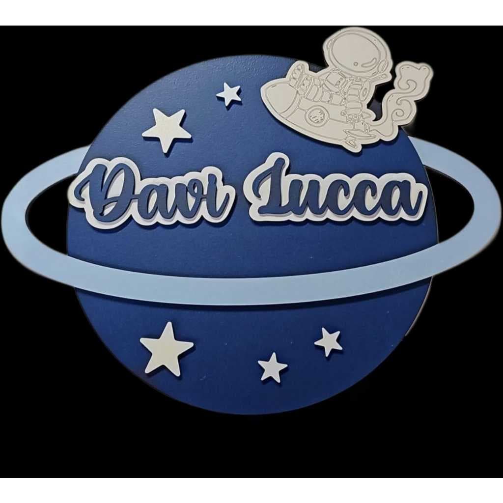 Porta maternidade ASTRONAUTA placa de portaquarto infantil