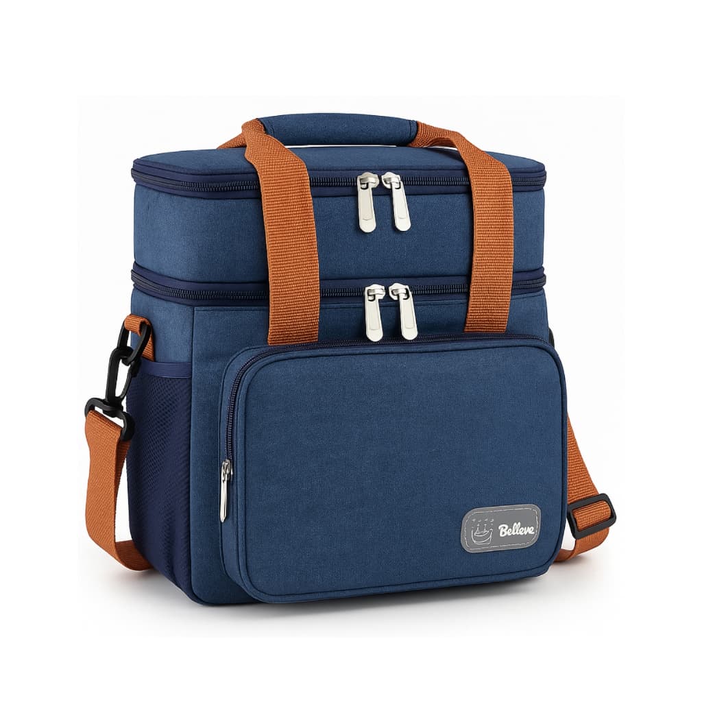 Bolsa Térmica Marmita Lancheira Fitness Portátil Grande Impermeável Reforçada Academia Trabalho Viagem Refeição Almoço