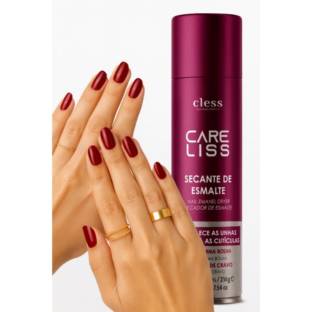 Secante de Esmalte Cless Care Liss com óleo de Cravo - Spray 400 ml