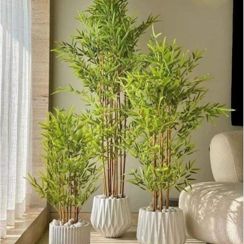 planta bambu artificial 12 hastes 1.20mt o vaso não acompanha