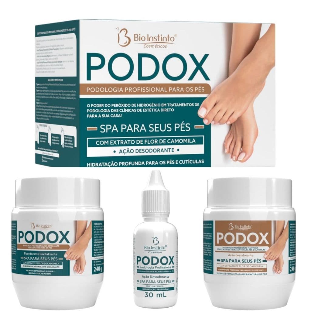 Kit PODOX Podologia Profissional SPA para os pés 3 Unidades