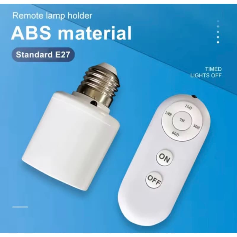 Soquete Inteligente Para Lampada com Controle Remoto – Liga/Desliga Programável para Lâmpadas De Leds