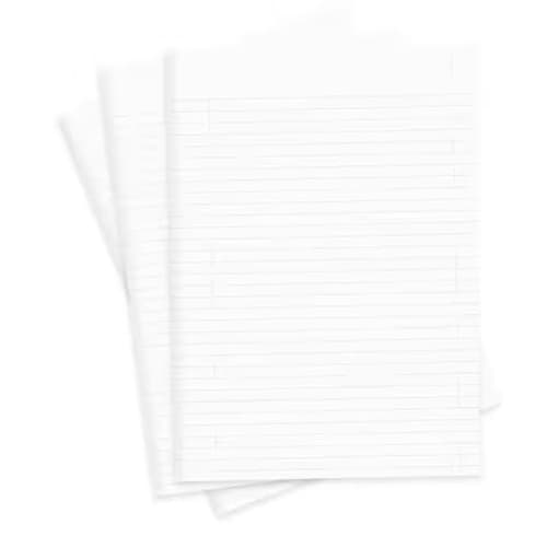 Papel almaço A4 56G c/pauta e margem Spiral PT 50 FL