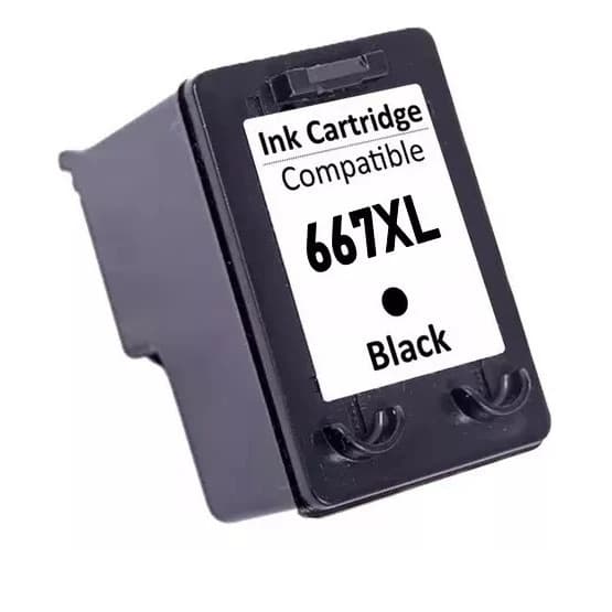 Cartucho 667XL Preto Impressora 6475, 6476, 2376 Qualidade Garantida