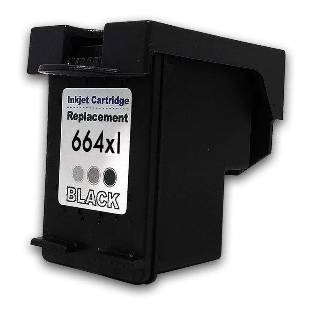 Cartucho 664XL Preto Recarregável 3636, 3836, 4536 Econômico