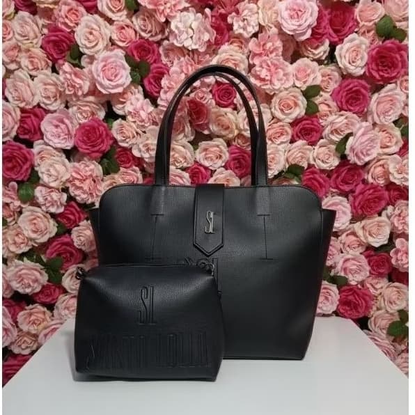 Bolsa feminina SL + nécessaire com alça