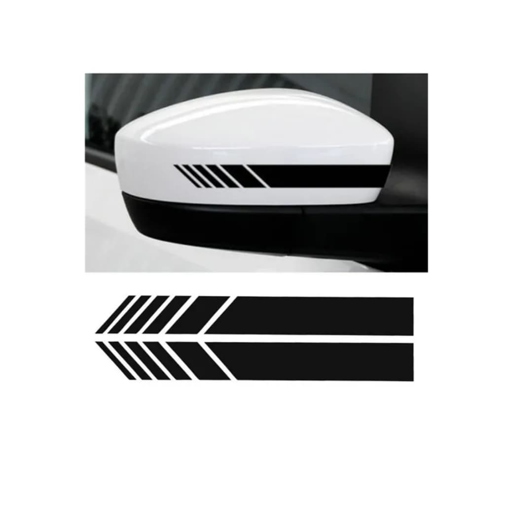 Adesivo Tuning para Retrovisor Faixa Decorativa - Carros, todos os modelos (Par)