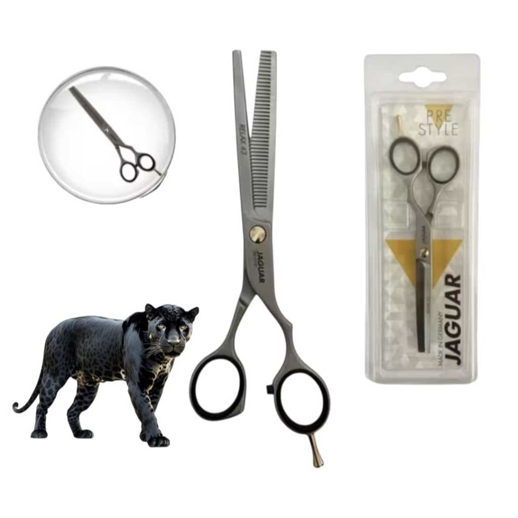 TESOURA JAGUAR DESFIADEIRA DESBASTE PROFISSIONAL BARBEIRO