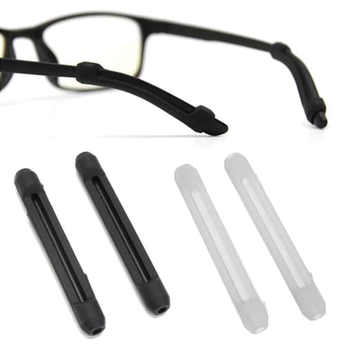 Par De Ponteira De Silicone Para Óculos - Antiderrapante - Protetora Orelha  Silicone - Macia