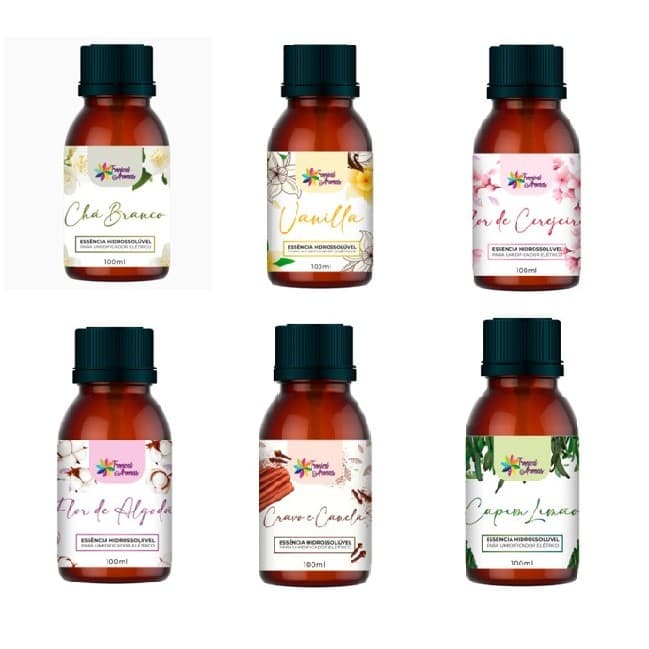 Essência Hidrossoluvel Para Difusor Elétrico 100ml Tropical Aromas - Escolha seu Aroma