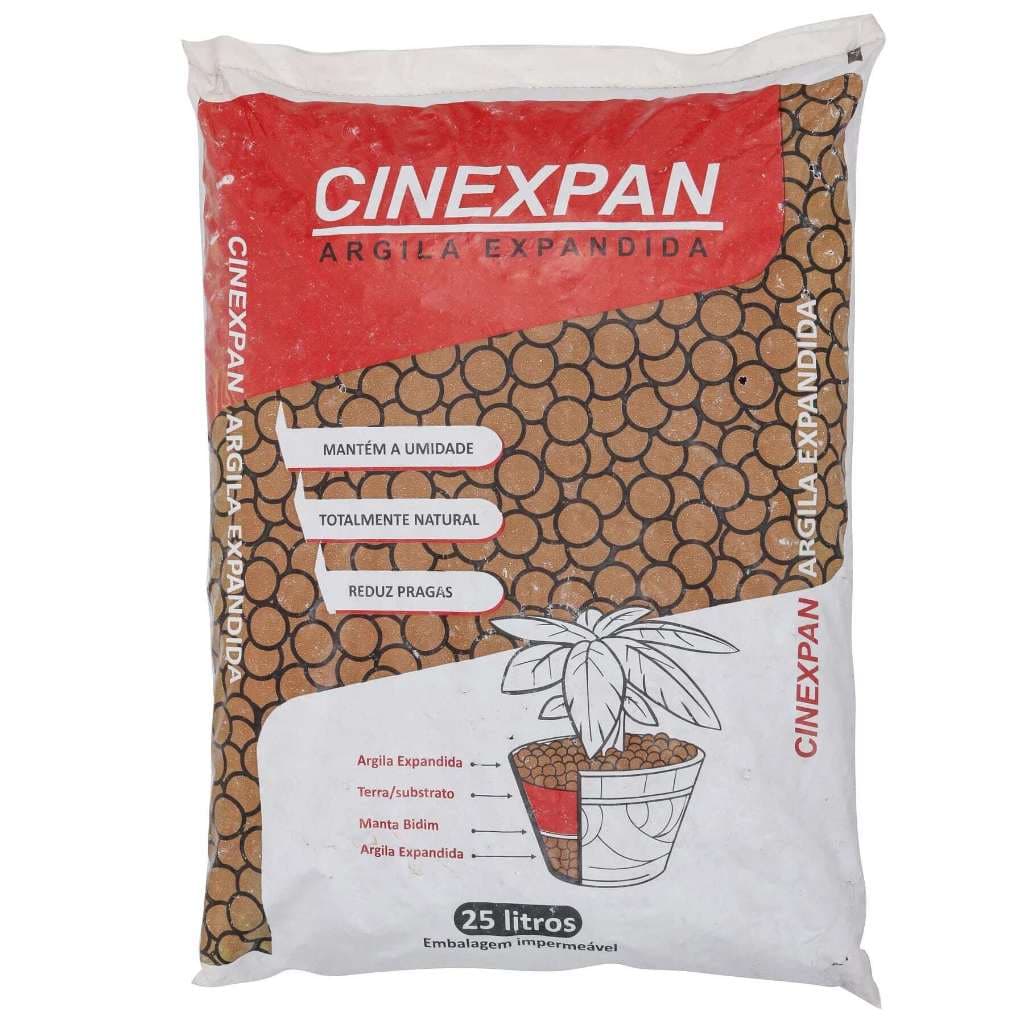 Argila Expandida P/ Vasos Jardins E Decoração 10 Kg 25L