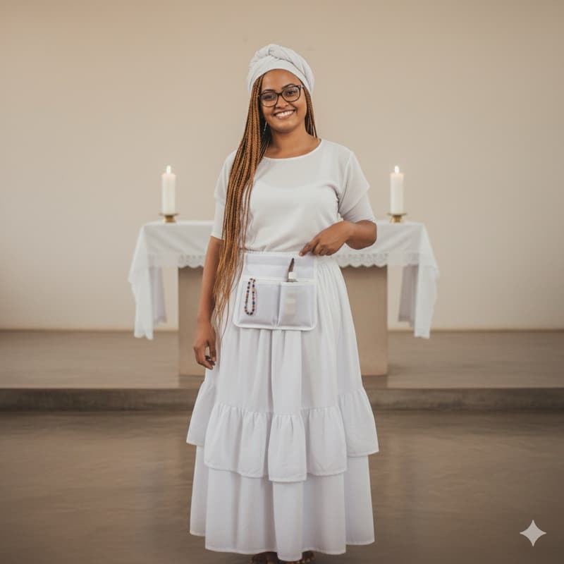 Bolsa Cartucheira Pochete Cambone Cambonar Terreiro Axé Jurema Candomblé Jurema Kimbanda Ateliê Karla Angelina
