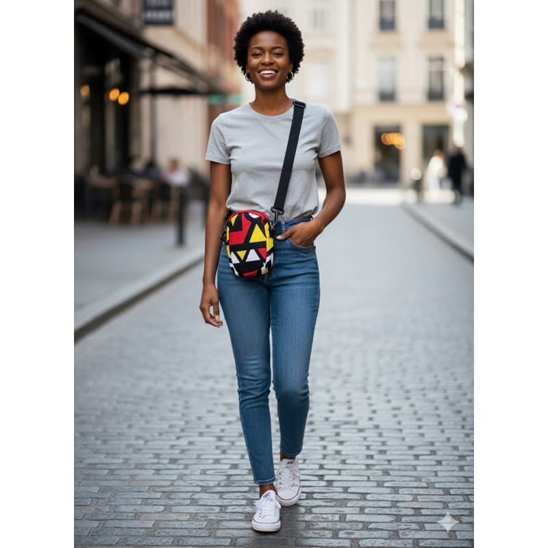Bolsa Africana Afro Bag Shoulder Shoulderbag Bolsinha P Ateliê Karla Angelina