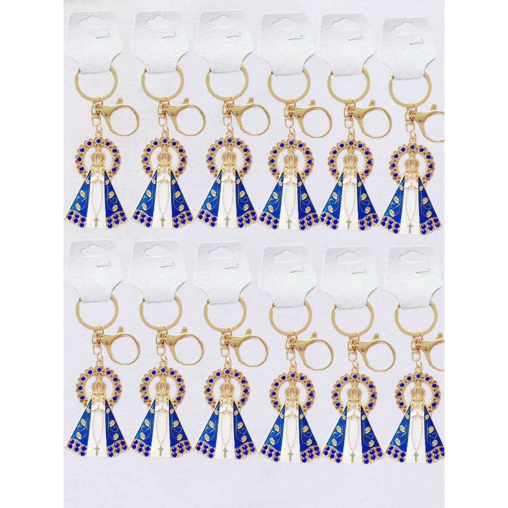 6/12 PCS Chaveiro De Metal avançado Delicado Com Strass Maria