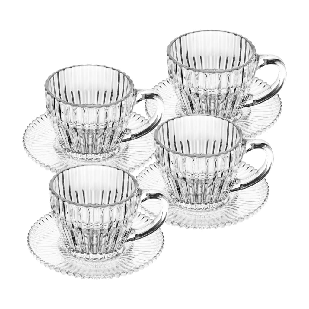 Conjunto 4 Xícaras Café com Pires Cristal Imperatriz 110 Ml - Wolff