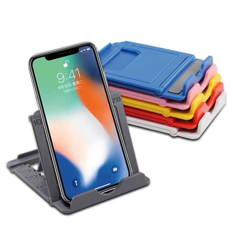 Suporte Para Celular Preto Tablet de Mesa Dobrável Compacto de alta Qualidade