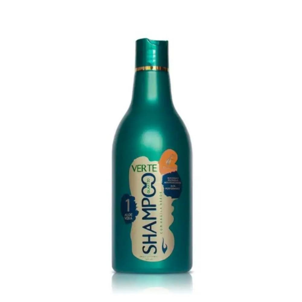Shampoo Quartzo La Boue Verte Com Aloe Vera — Limpeza Suave e Nutritiva 500ml