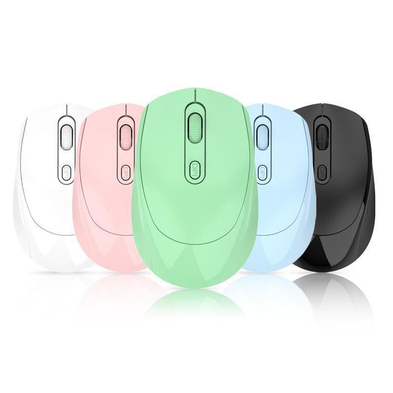 Mouse Sem Fio Colorido Wireless 2.4GHz Usb Óptico Escritório Elegante