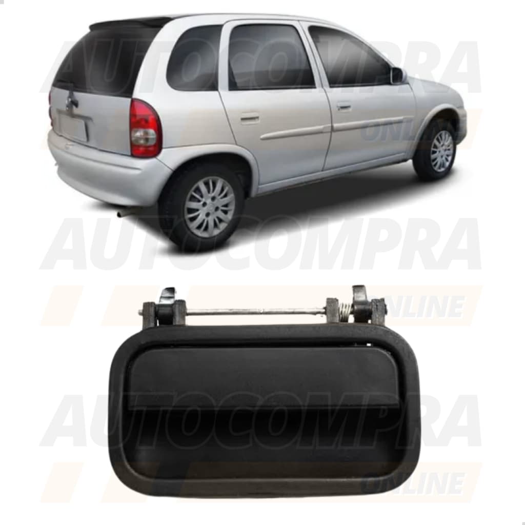 Maçaneta Externa da Porta Traseira Direita ou Esquerda Chevrolet Gm Corsa Hatch1994 a 2002