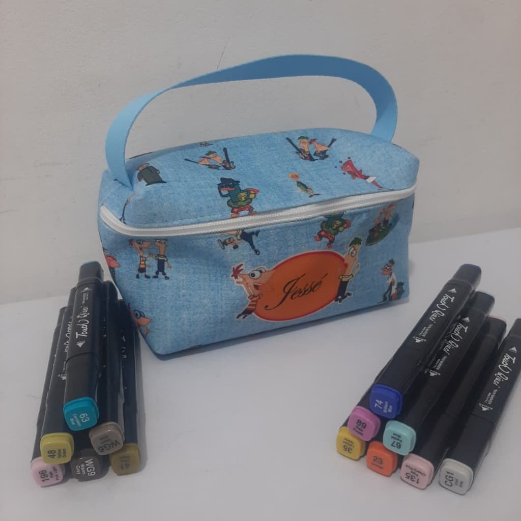 Necessaire Frasqueira personalizada Kit Festa Infantil