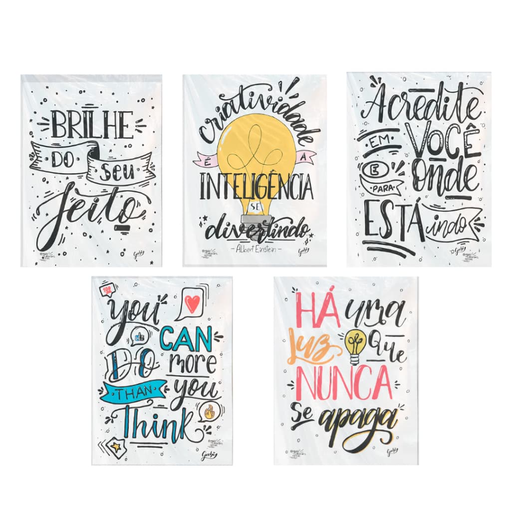 Quadro Decorativo MDF Para Parede Frases 17x23cm Fácil Instalação