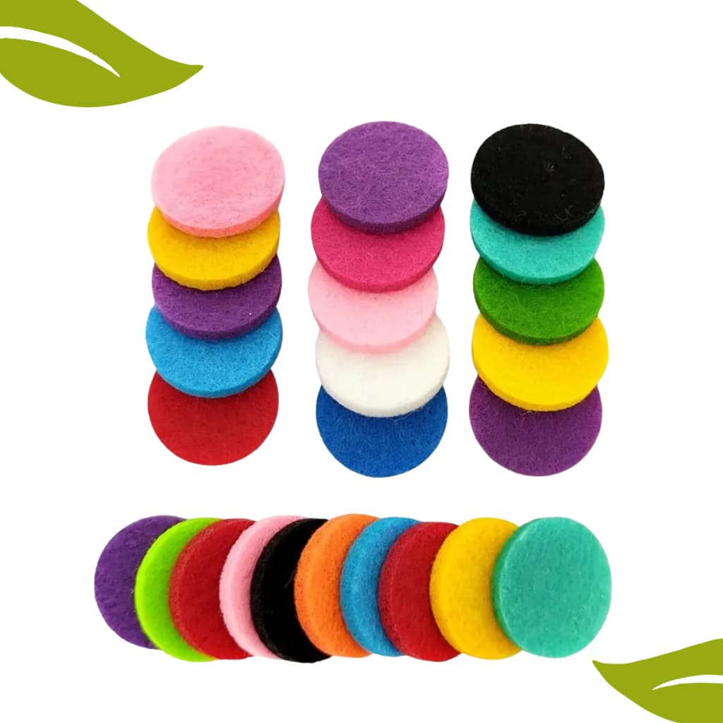 Kit 10 Pads Para Anel Difusor Redondo Aromaterápico