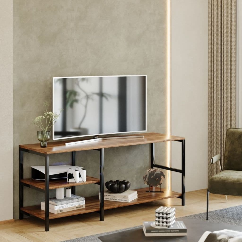 Estante Rack Industrial Brooklin 115 Para TV 40 Polegadas