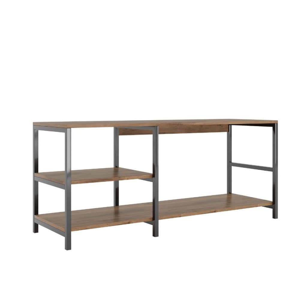 Rack Estilo Industrial Brooklin 115 Para TV 40 Polegadas Canela