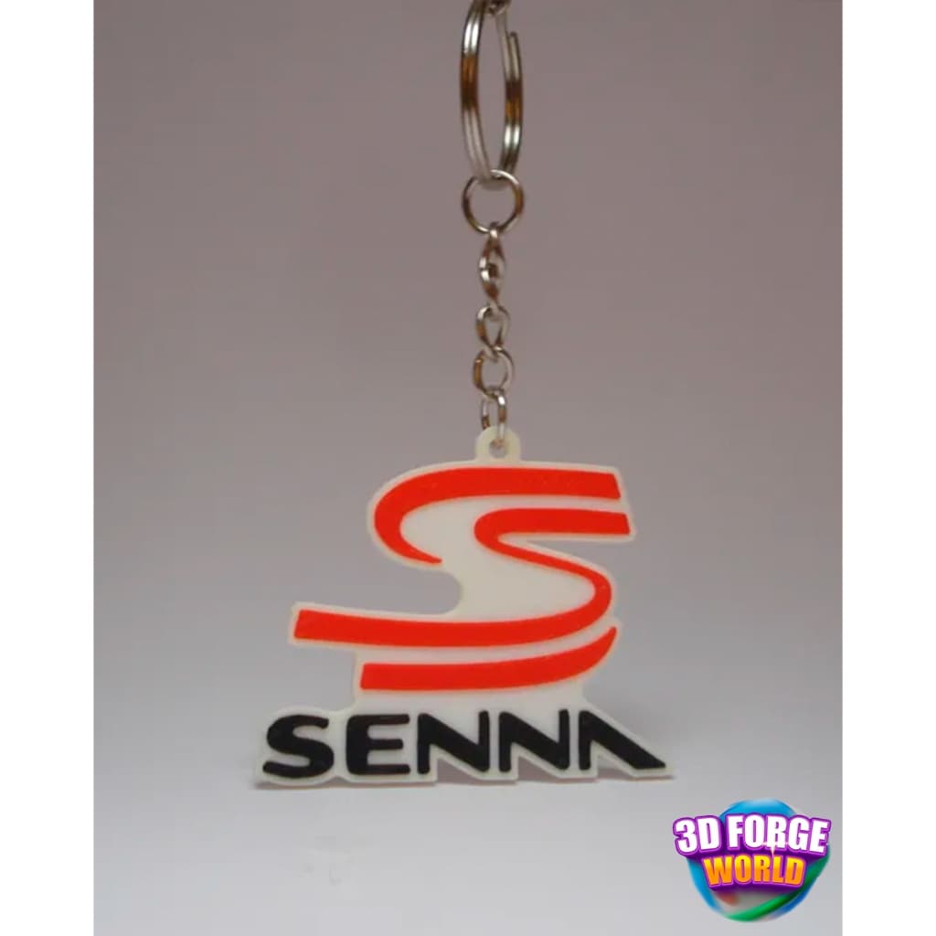 Chaveiro Senna – Logo S Vermelho | Acessório para Chaves e Mochilas