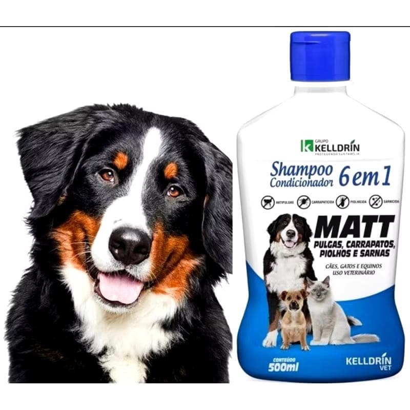 Shampoo e Condicionador Matt 6 em 1 - A Proteção Completa para Cães e Gatos