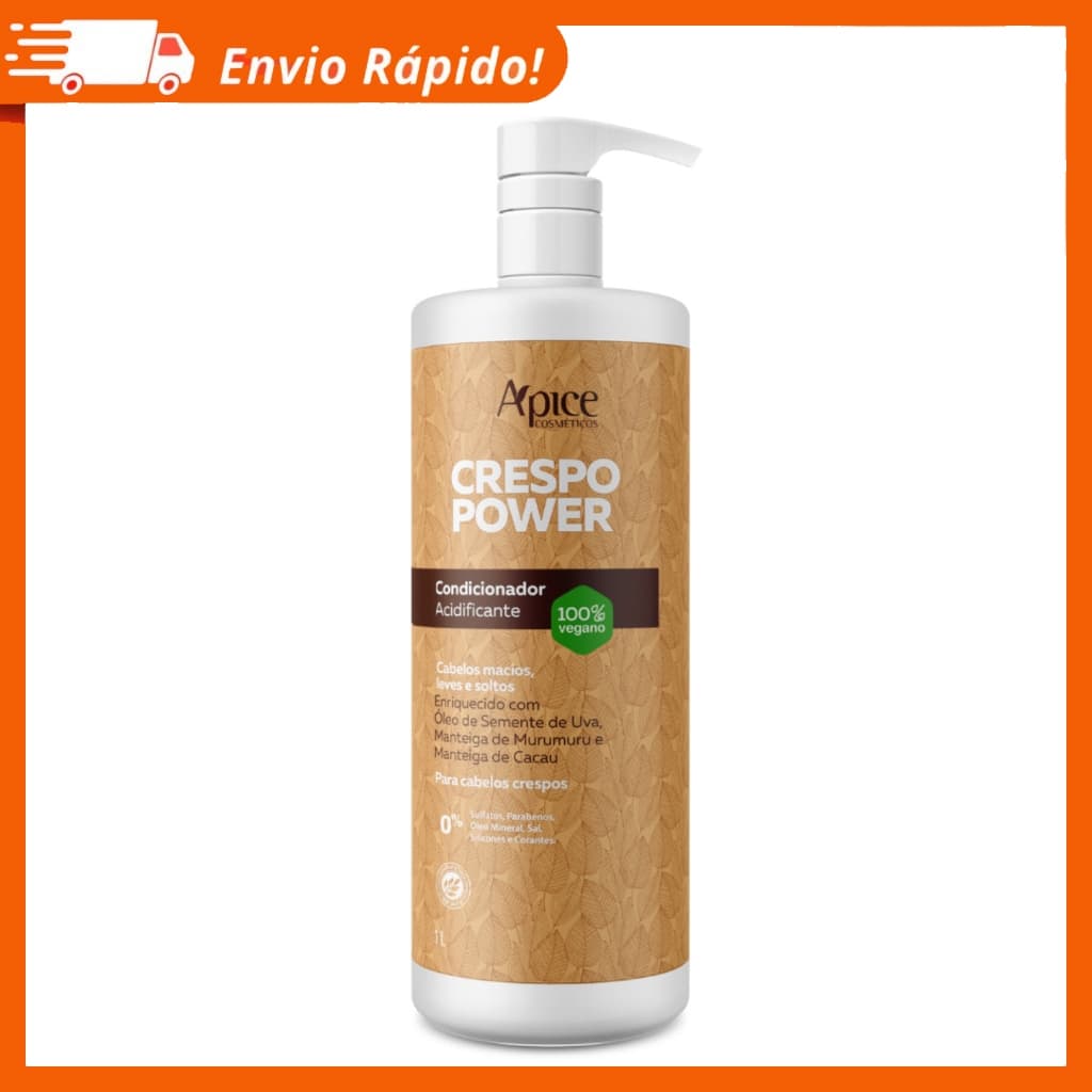 Apice Condicionador Acidificante Crespo Power 1L - Apse