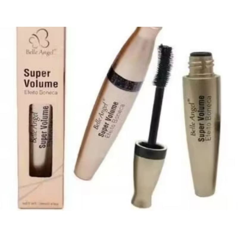 Máscara  de cílios Rímel  Efeito Boneca super volume Belle Angel