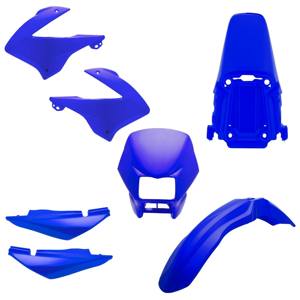Kit Carenagem 5 Peças Moto Honda Nxr Bros 150 2004 2005 2006 2007 2008 Preto ABS 100% Virgem