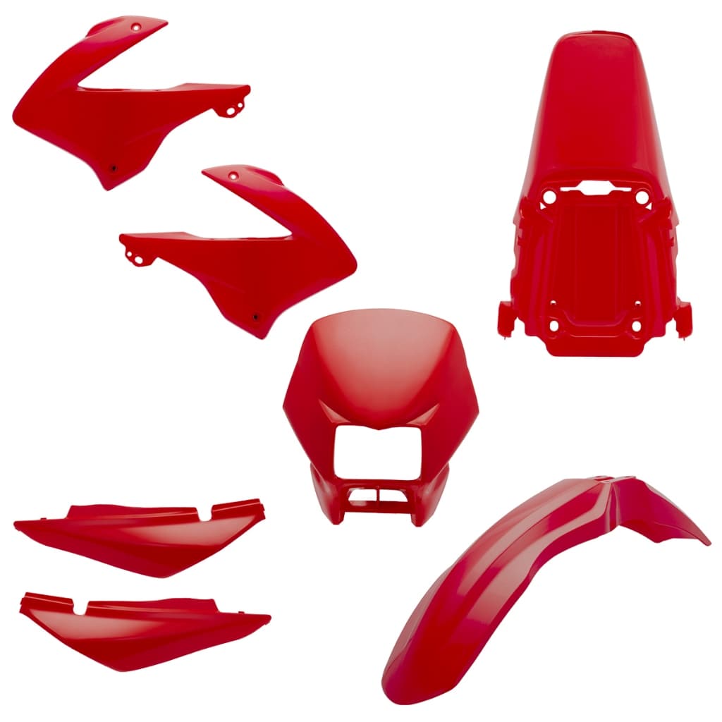 Kit Carenagem 5 Peças Moto Honda Nxr Bros 150 2003 Á 2008 Amarelo Trancoso Pro Tork ABS 100% Virgem