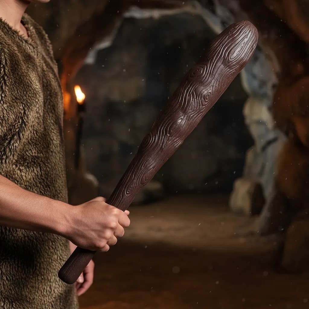 Clava Homem Da Caverna Plástico