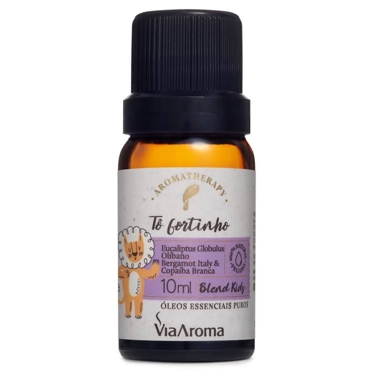 Blend Óleo Essencial infantil Tô fortinho 10ml Via Aroma