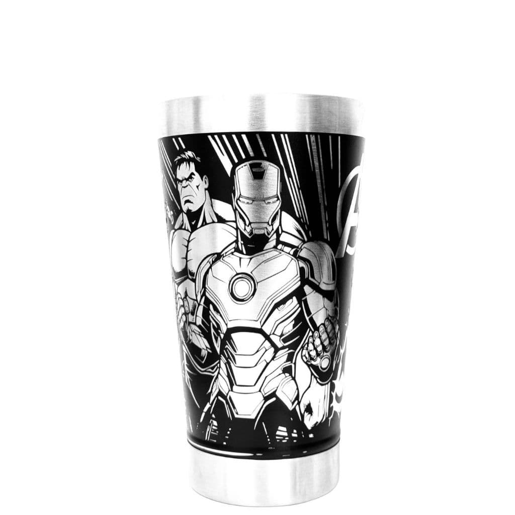 Copo Térmico Personalizado 473ml GRAVAÇÃO A LASER  – Os Vingadores