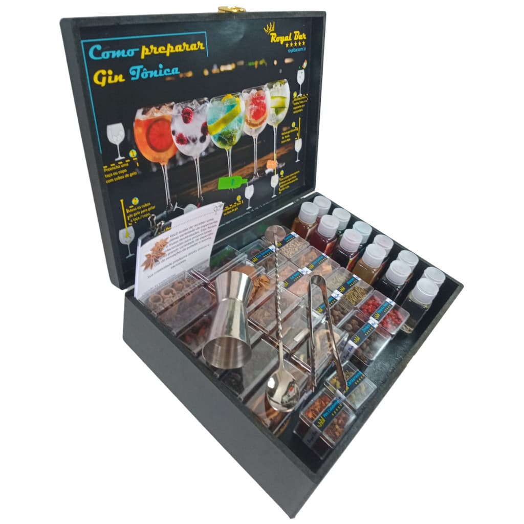 Kit Gin Tonica Especiarias Para Gin - Presente Dia Dos Pais