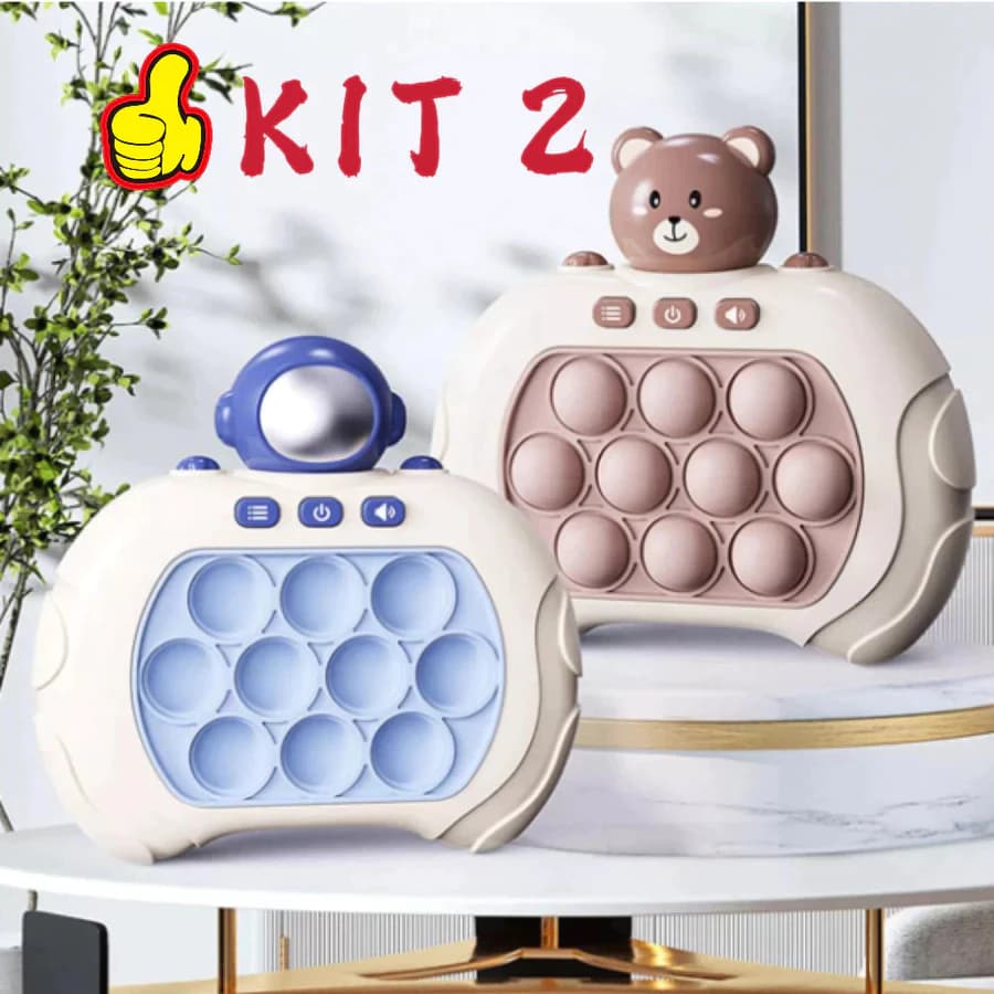 Brinquedo Anti-Stress Pop It Eletronico Brinquedo Bolhas De Empurrar Rápido Para Crianças e Adultos