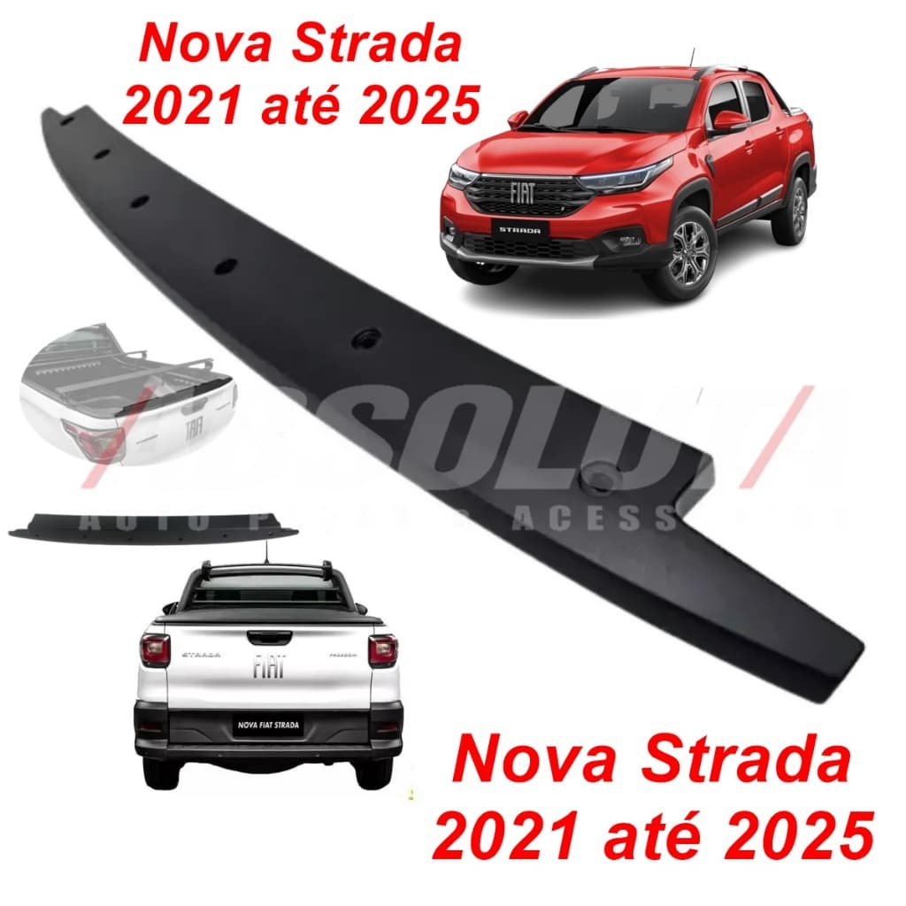 Moldura Tampa Strada Nova 2021 2022 2023 2024 2025 Superior Tampa Caçamba Leia o anuncio LANÇAMENTO