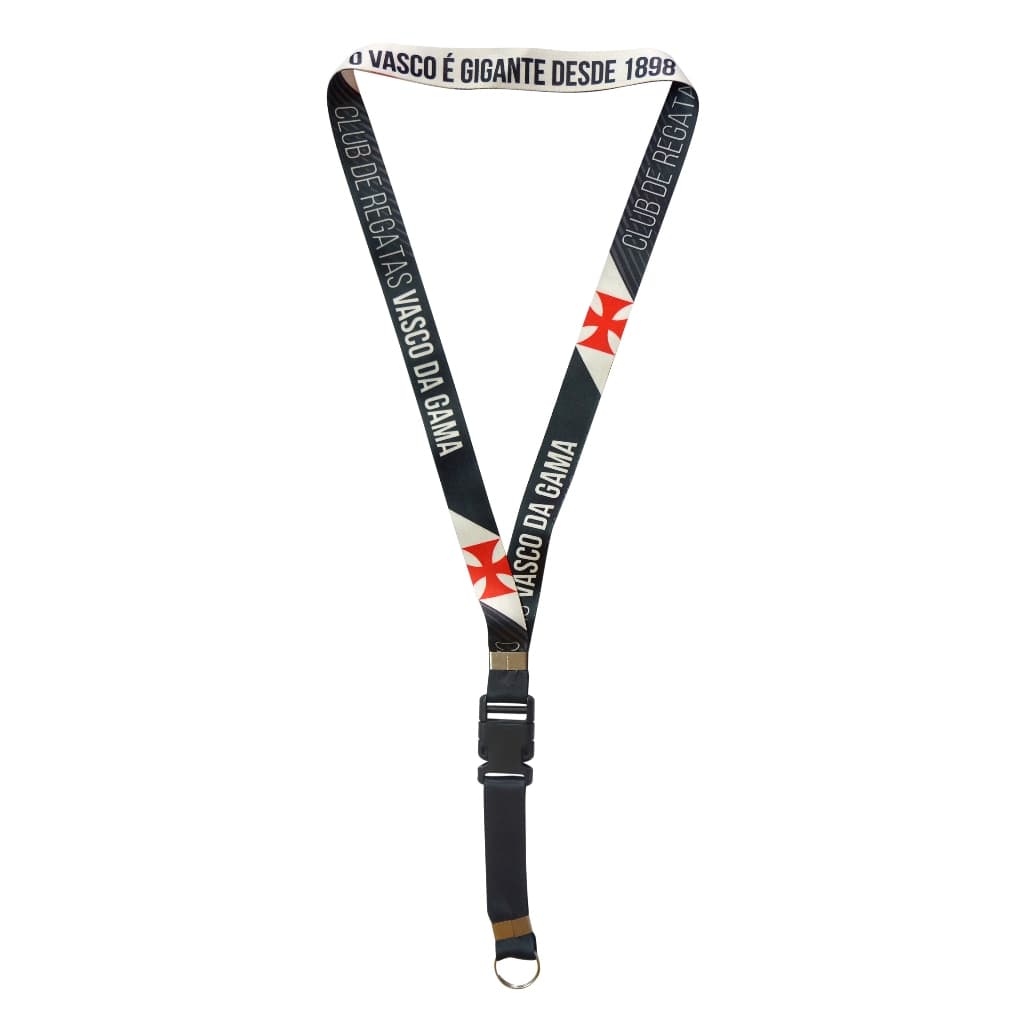 Chaveiro de Pescoço Vasco cordão Oficial Clubes Para Moto