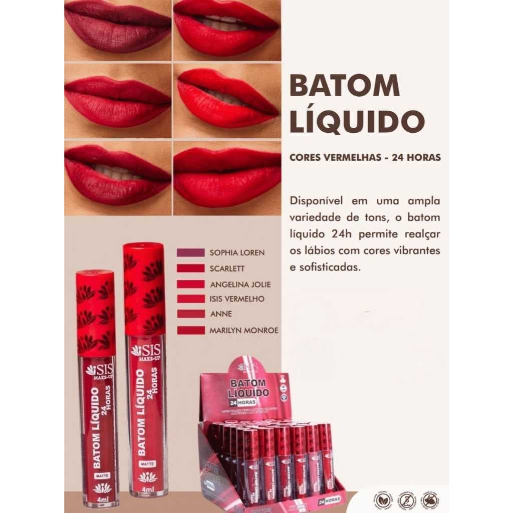 Batom Líquido 24 Horas Isis Makeup