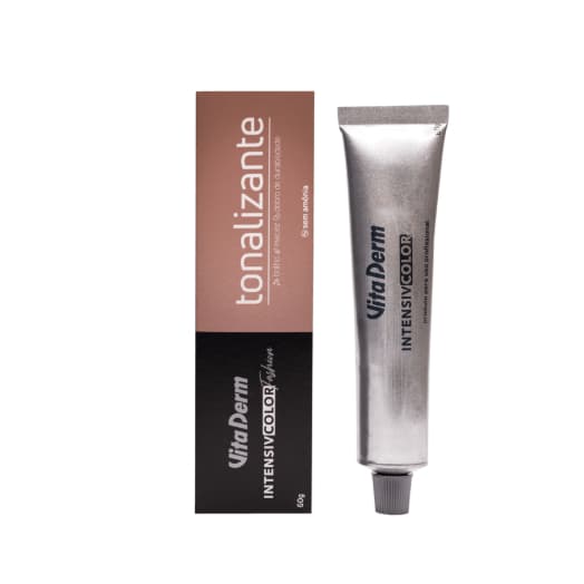 Tonalizante Vita Derm 60g • Intensiv Color Fashion • Sem Amonia • Brilho e Maciez • Varias Cores