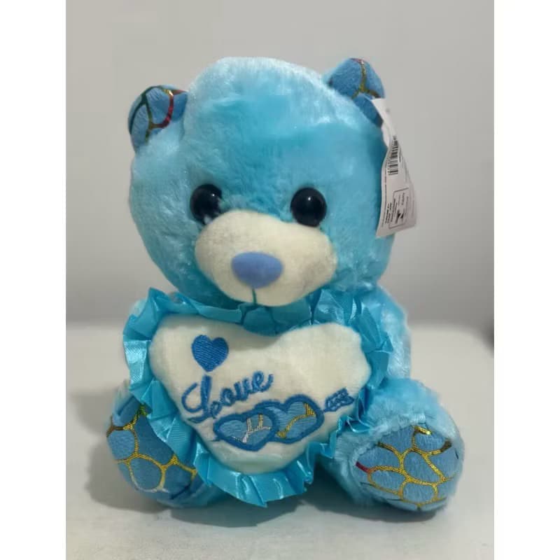 🧸 Ursinho de Pelúcia com Coração “Love” – Presente Romântico 💖