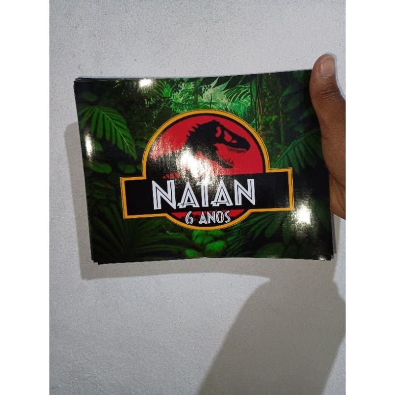 50Adesivos personalizados 15,5x22
