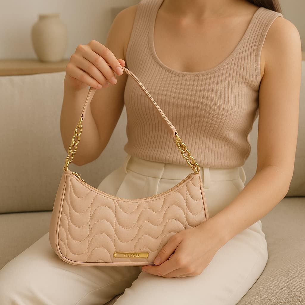 Bolsa Casual Copacabana de Ombro Moderna Estilosa Elegante Blogueira - Envio Imediato
