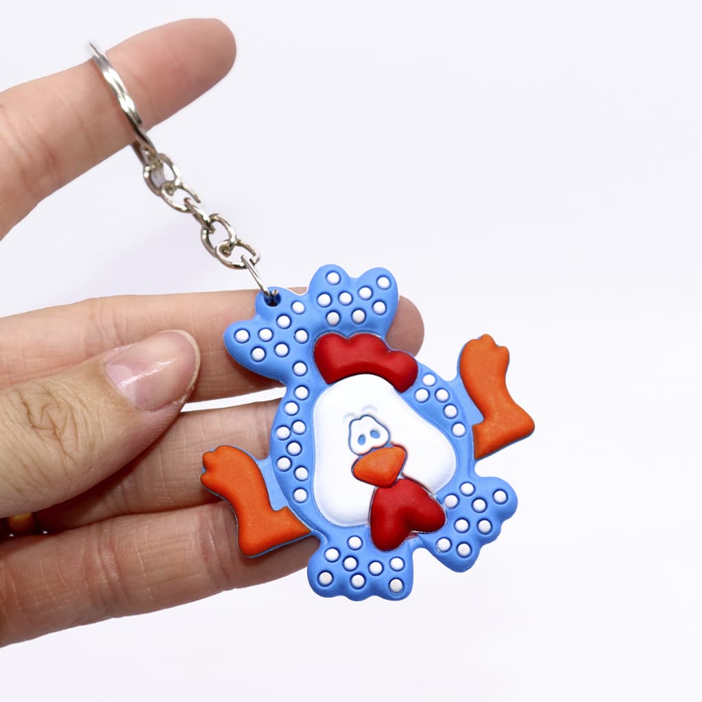 Chaveiro para malas, bolsas e mochilas - Galinha Pintadinha - item decorativo