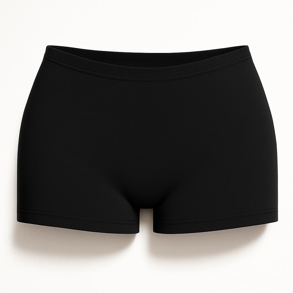 Calcinha Boxer Feminino Sem Costura Basico Tecido Suplex