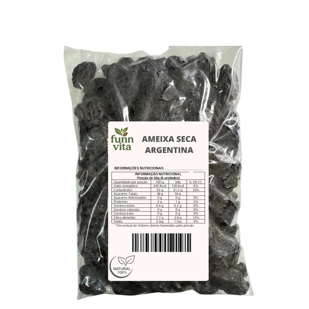 AMEIXA SECA IMPORTADA PREMIUM ARGENTINA SEM CAROÇO